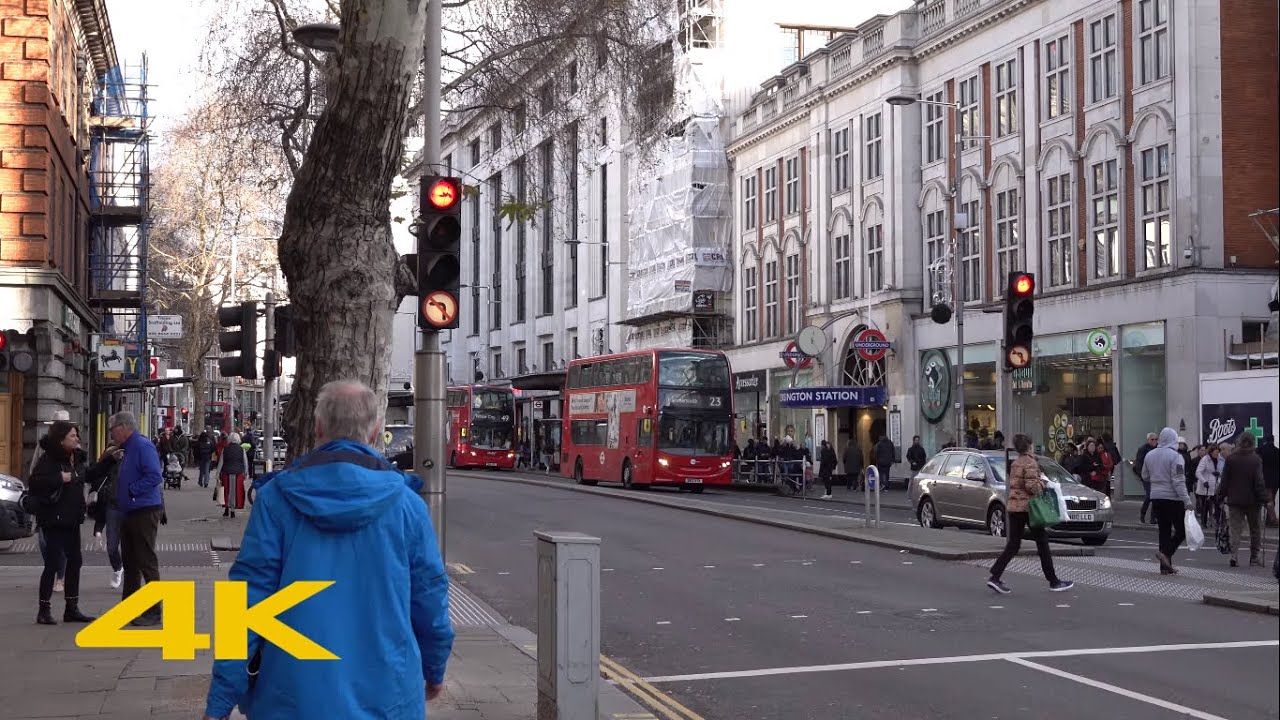 London Walk: Kensington High Street to Royal Albert Hall【4K】