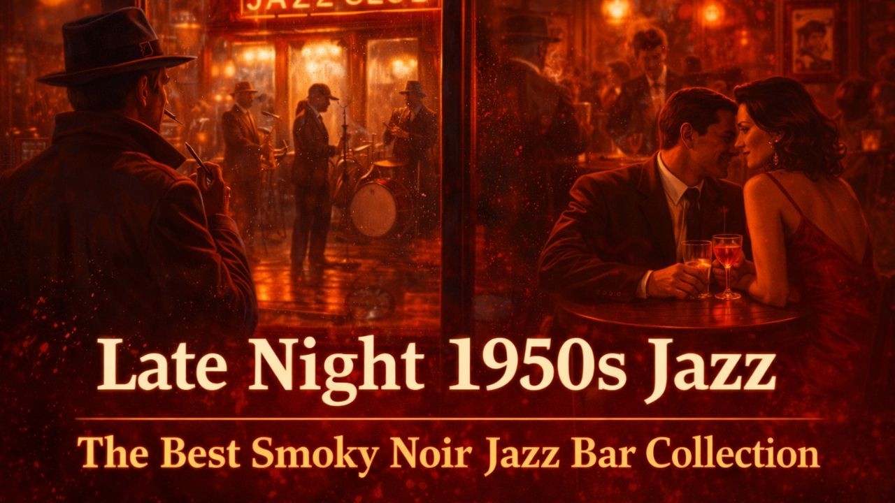 Late Night 1950s Jazz | The Best Smoky Noir Jazz Bar Collection