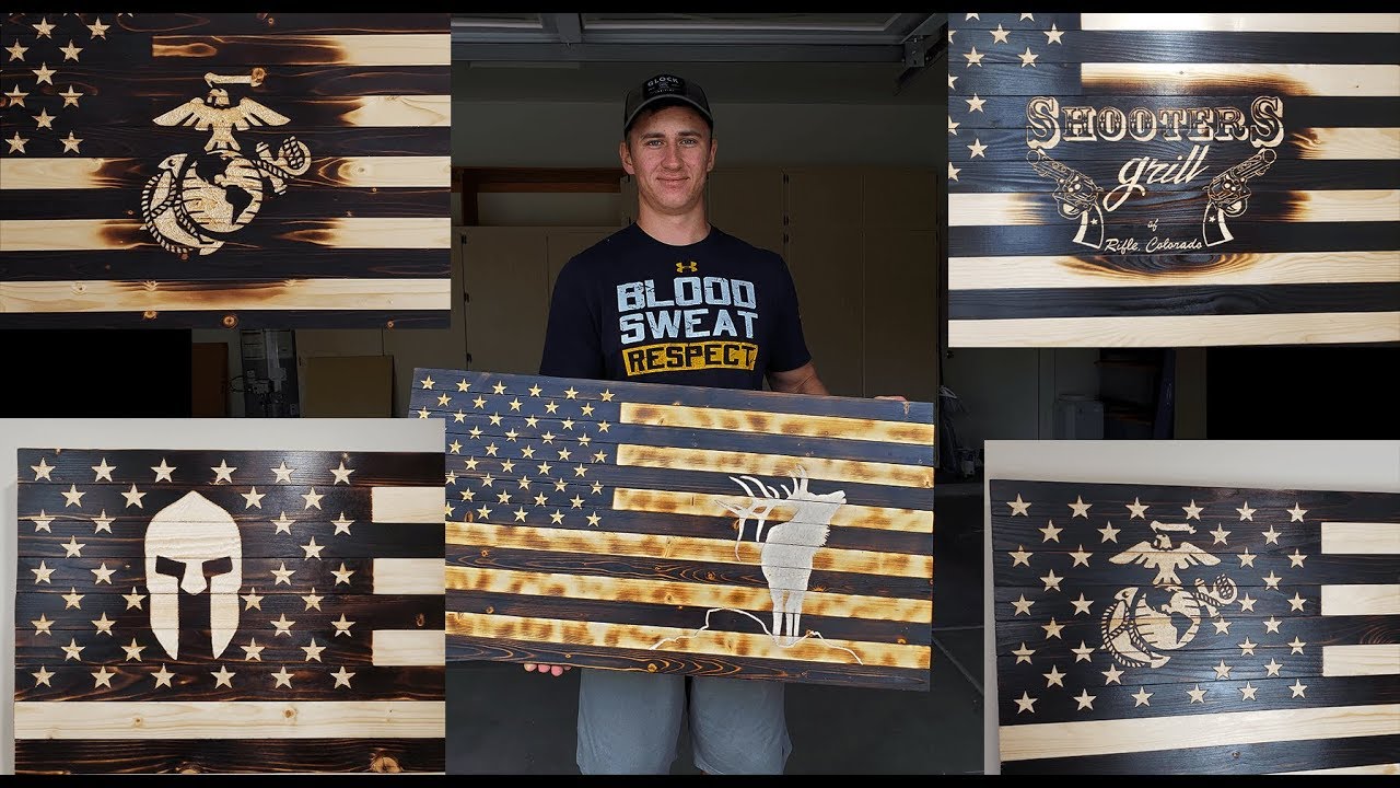 HOW TO CARVE ALMOST ANYTHING INTO A WOODEN FLAG (LOGO, EMBLEM, PICTURE, DESIGN) STEP BY STEP