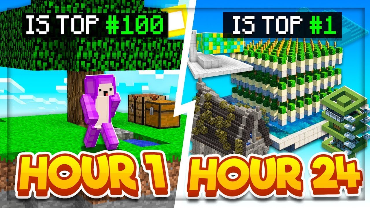 BUILDING THE BEST STARTER FARMS FOR INSANE PROFITS IN SKYBLOCK!  OneBlock Minecraft Server