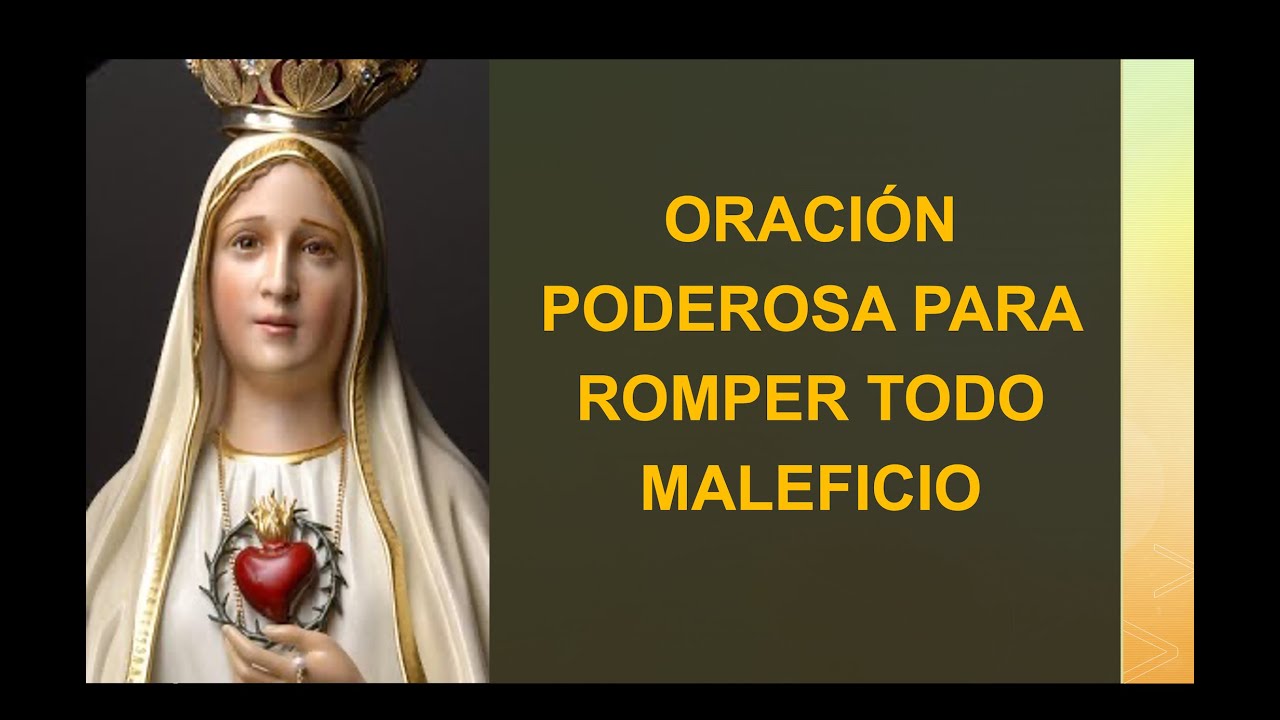 Oraci&oacute;n poderosa para romper maleficios