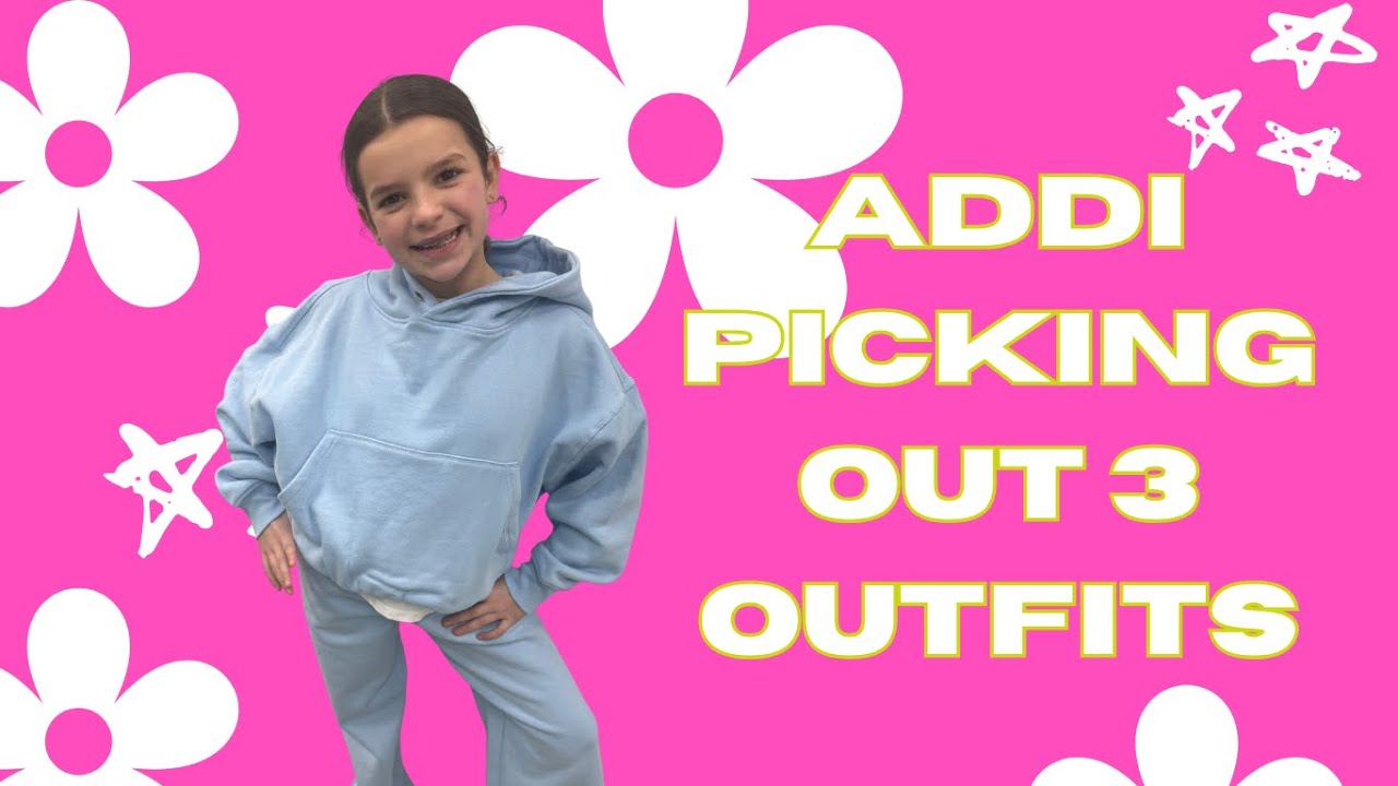 Addi picking out 3 outfits at Jade Tank 🌸