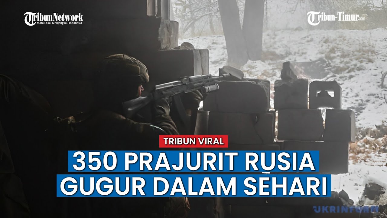 Pasukan Ukraina Klaim Lumpuhkan 350 Prajurit Rusia Dalam Sehari