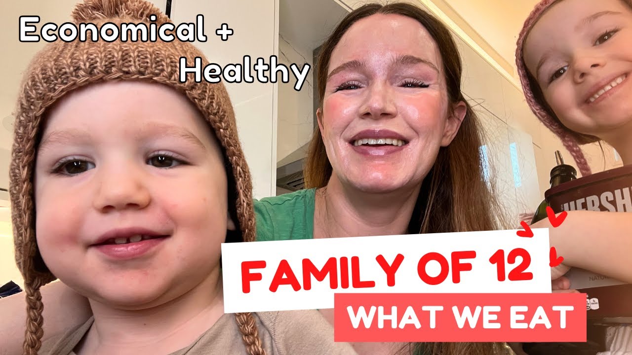 Family of 12 ❤️ What we eat! Dinners + Donuts (Homemade)! Economical, Large Family Meals 🥰