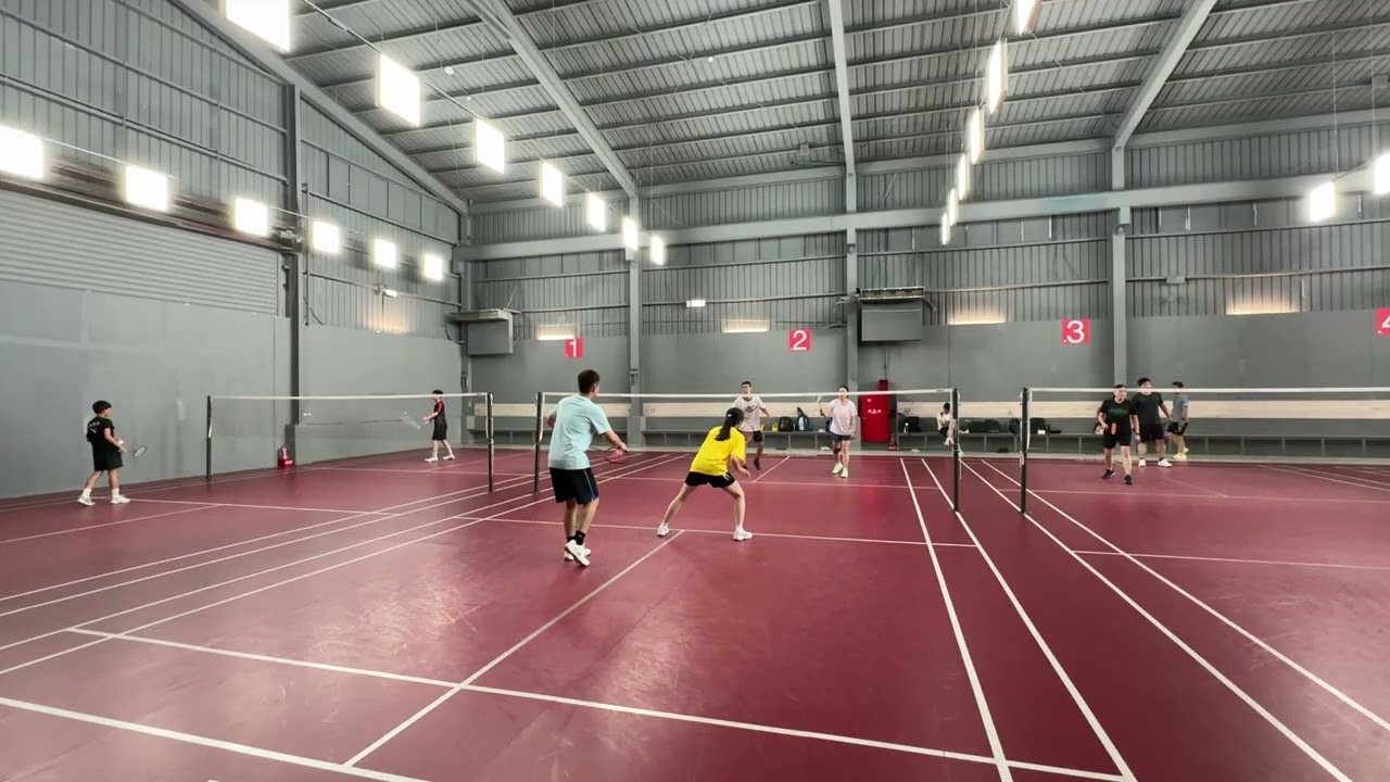 2025.09.29 南崁新羽球館 小兵/Wythe vs OO/XX(厲害男3) #羽球 #混雙 #南崁新球館