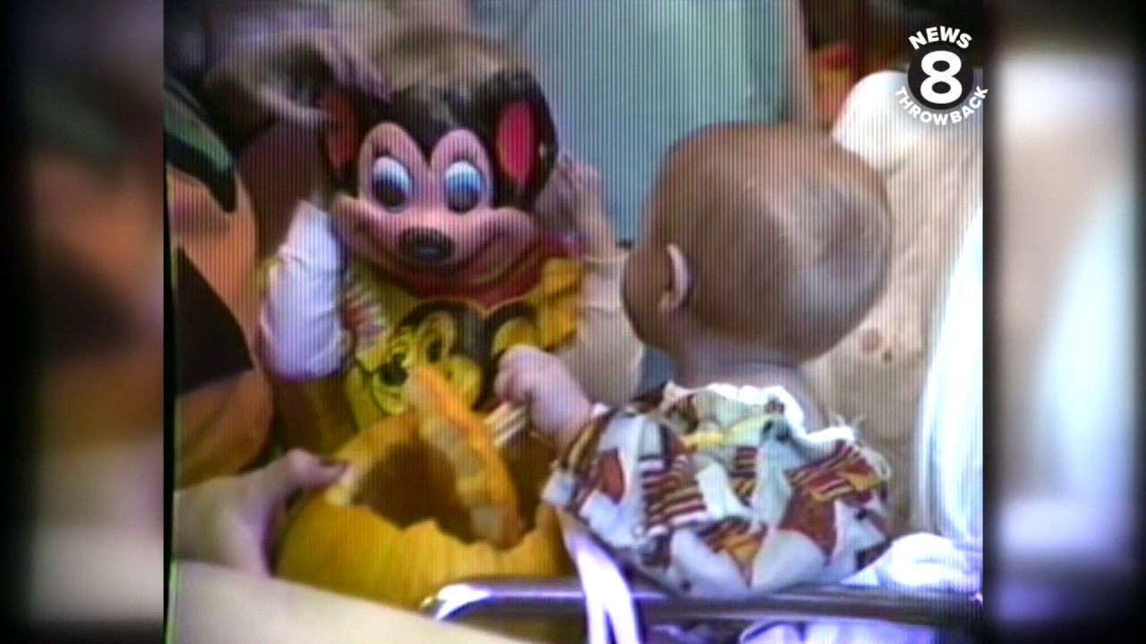 Trick-or-treating for Rady Children's Hospital patients in San Diego on Halloween 1979