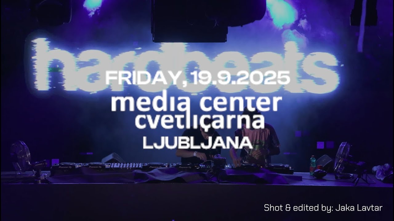 TineX B2B Brtinzz @ HardBeats Festival 3rd Anniversary | Cvetličarna, Ljubljana | 19.9.2025