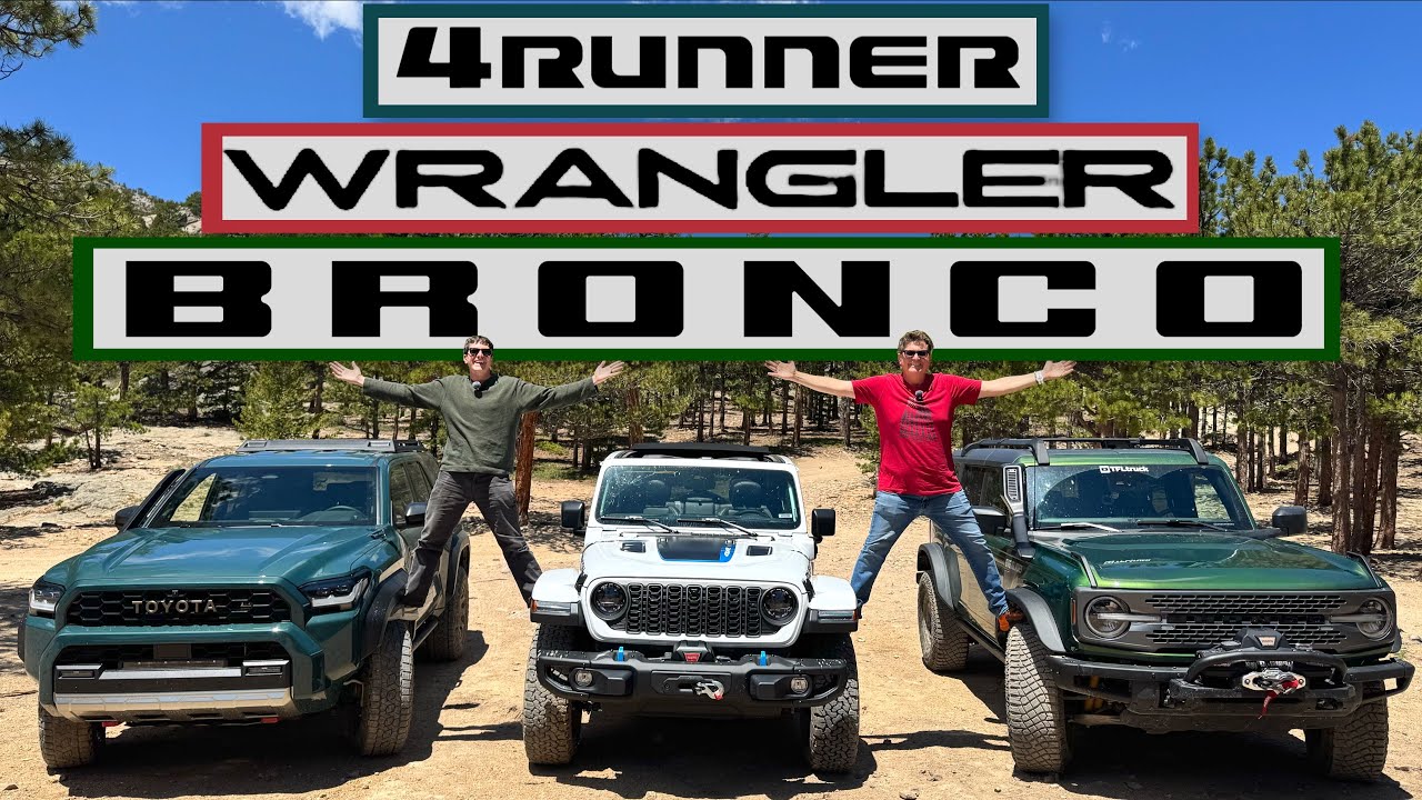 4Runner vs Bronco vs Wrangler Off-Road Rumble: One Is Great, One Is Good & One STRUGGLES!