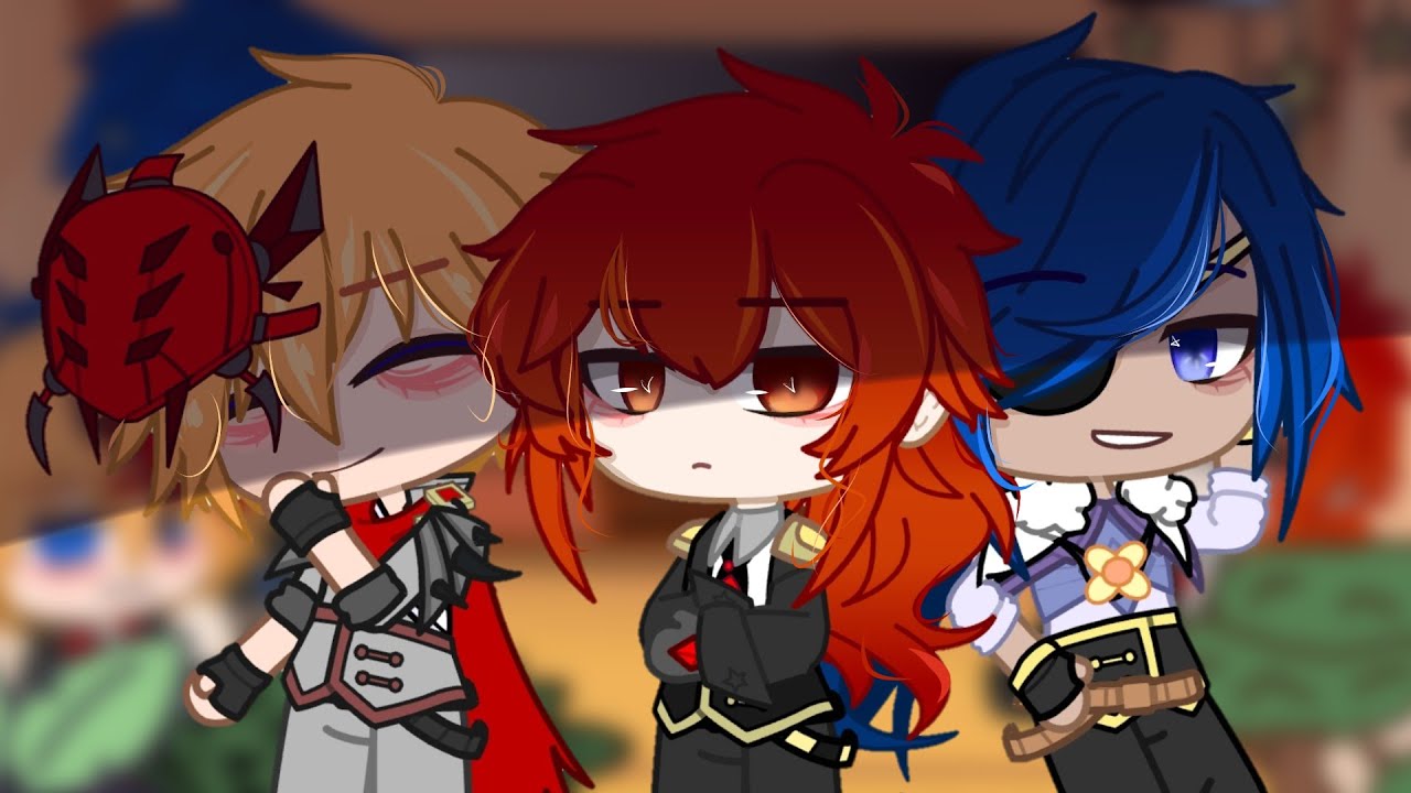 Childe, Kaeya, Diluc reacts to Diluc [KaeyaLuc//ChiLuc] English and Russian languages👍🤡