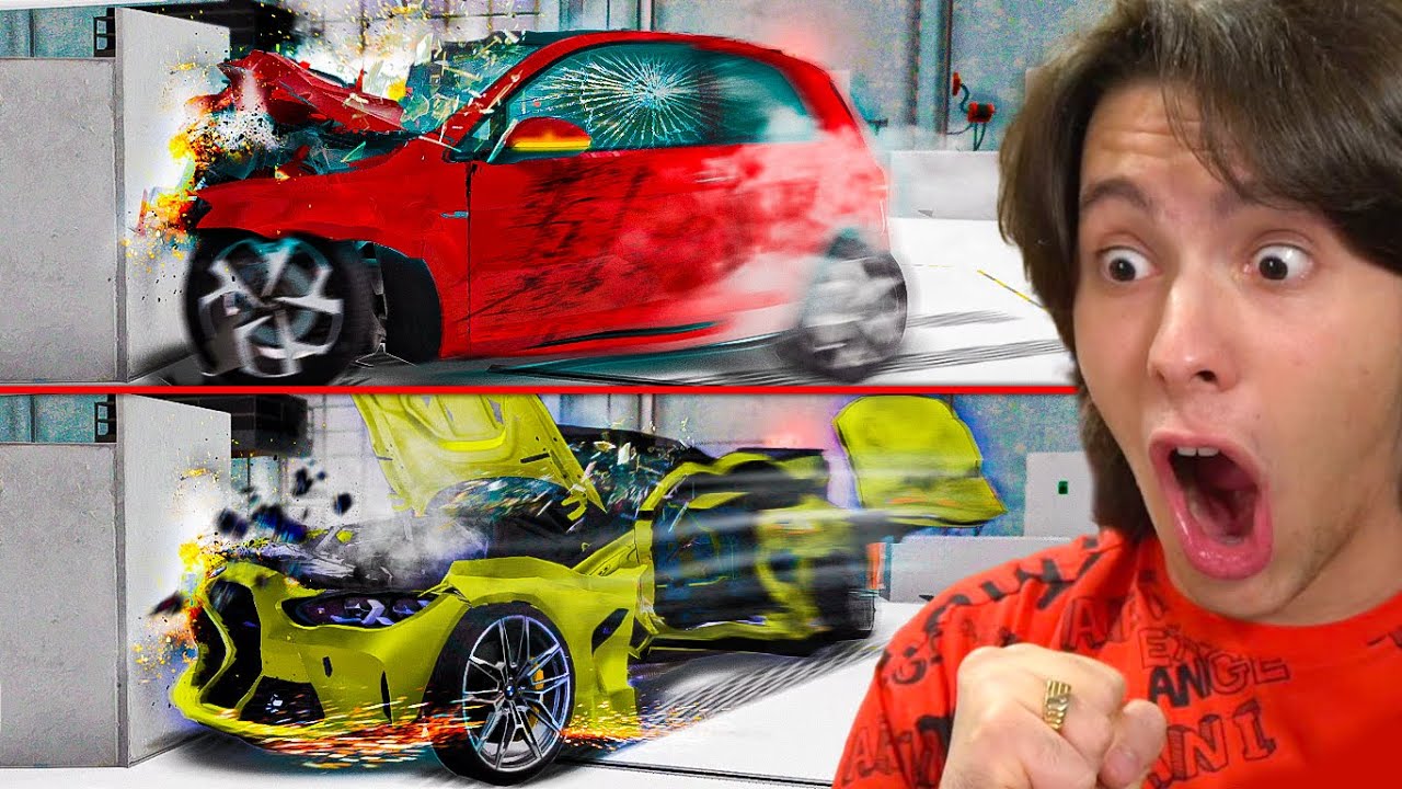 BATIDAS REALISTAS COM SUPER CARROS NO BEAMNG DRIVE!!!