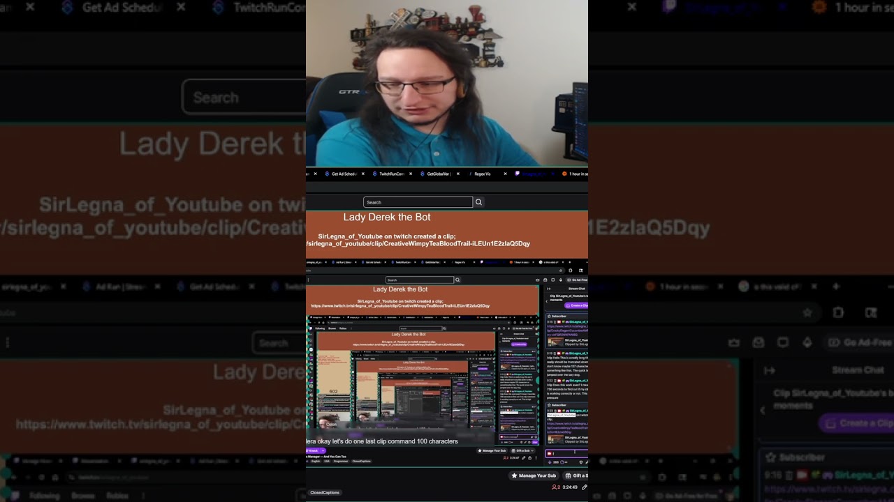 Sirlegna - youtube: hey guys! this is a working clip command! Y... | #sirlegna_of_youtube on #Twitch