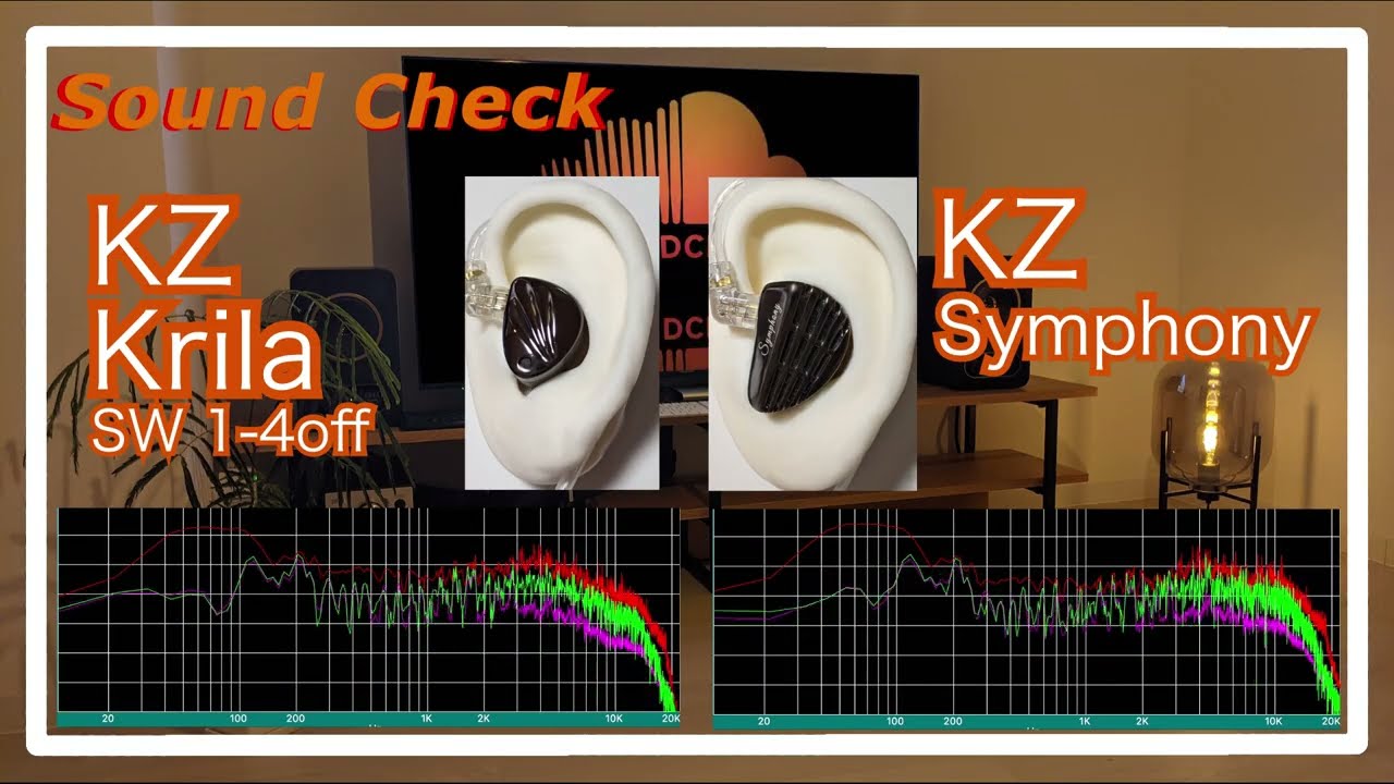 KZ Krila vs KZ Symphony [IEMs Chinese Sound Comparison 中華イヤホン音比較]