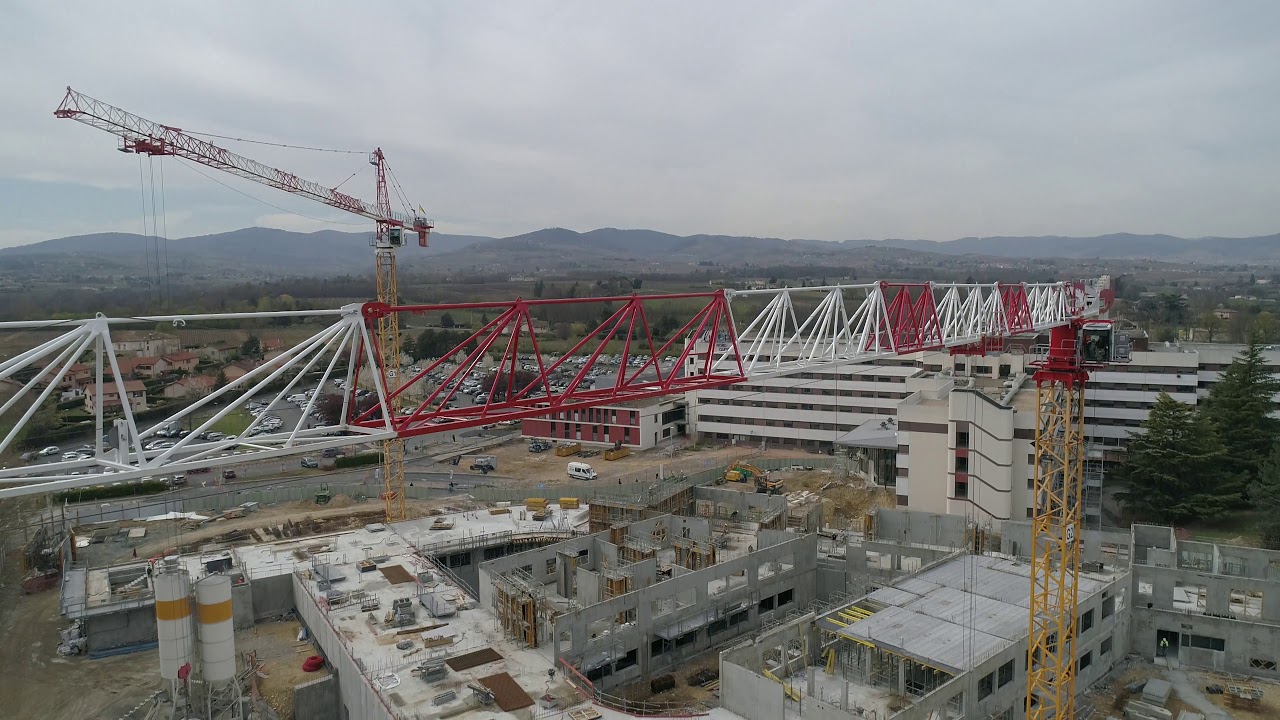 Le chantier vu du ciel - Les courbes se dessinent