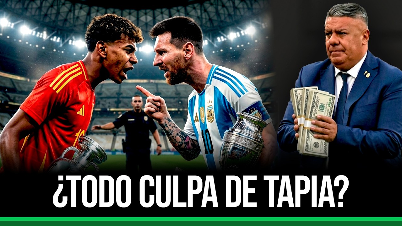 🔥La PELEA COMPLETA entre UEFA y el CHIQUI TAPIA por la FINALISSIMA SUSPENDIDA
