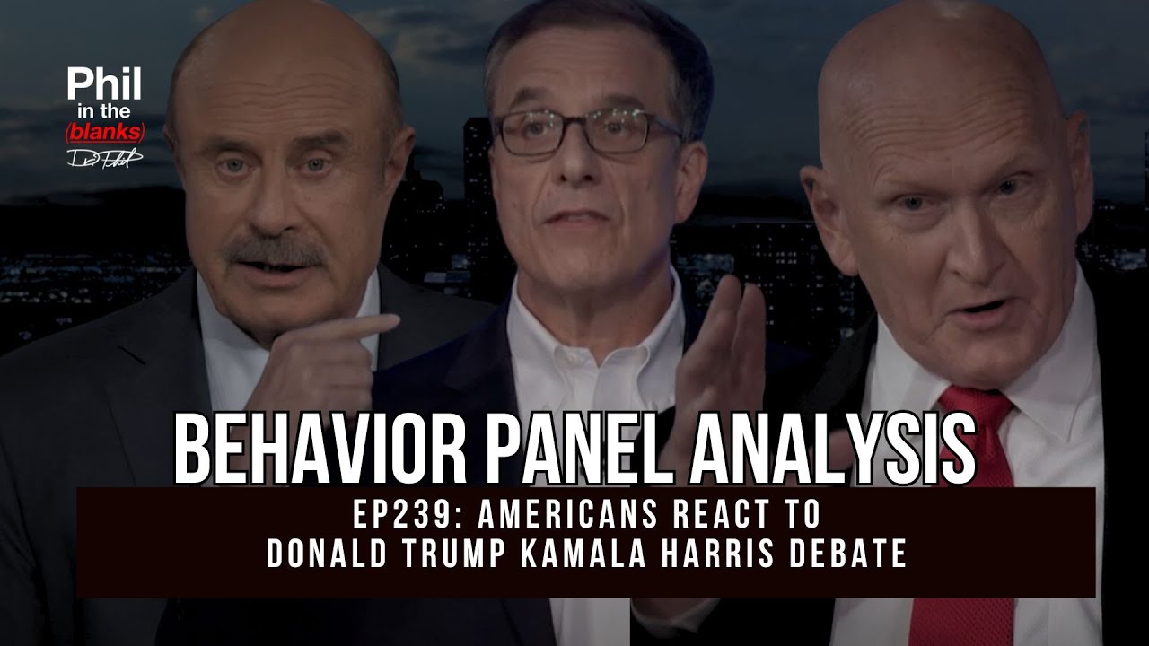 Анализ поведенческих панелей | Дебаты Дональда Трампа и Камалы Харрис | Фил в пробелах