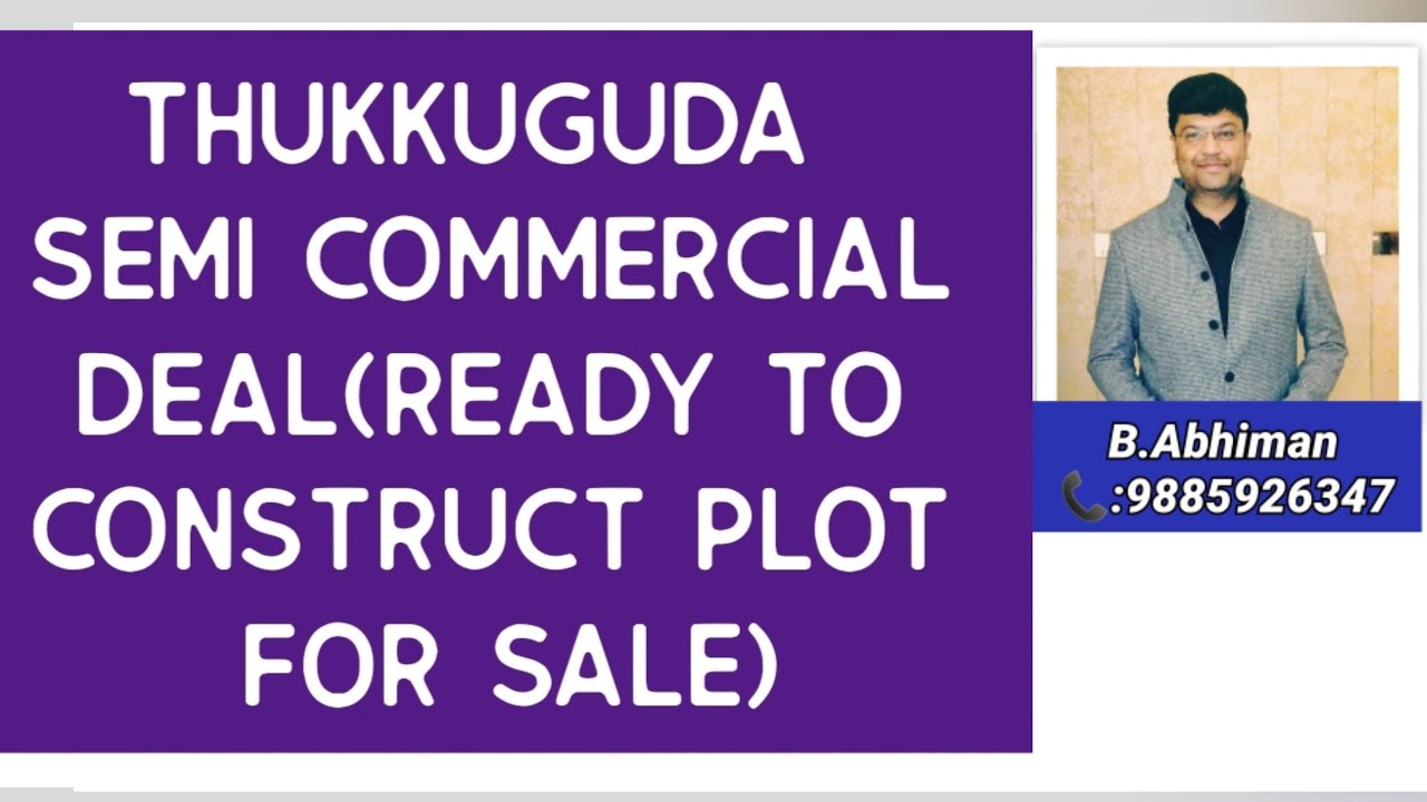 Thukkuguda Plot for sale(Within ORR)#Commercial #HMDA approved plot (#Thukkuguda To #Raviryala Road)