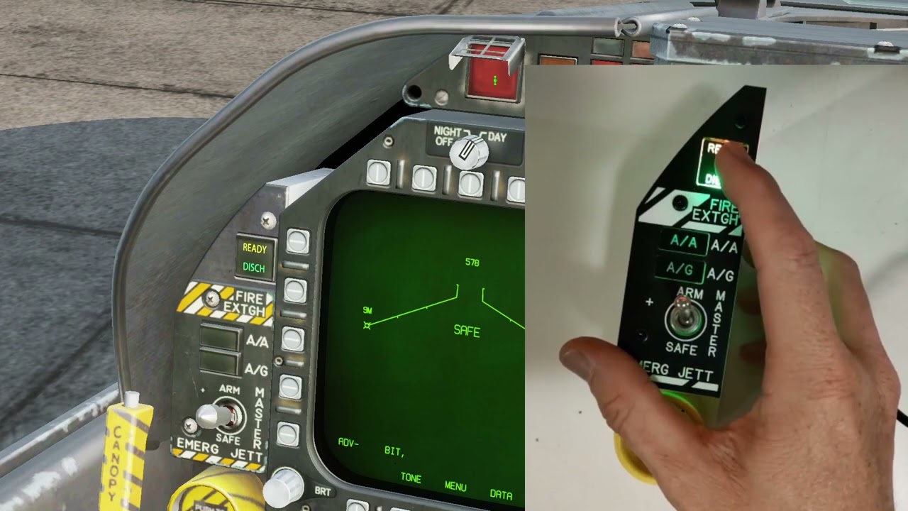 F18 Hornet Master Arm Controller