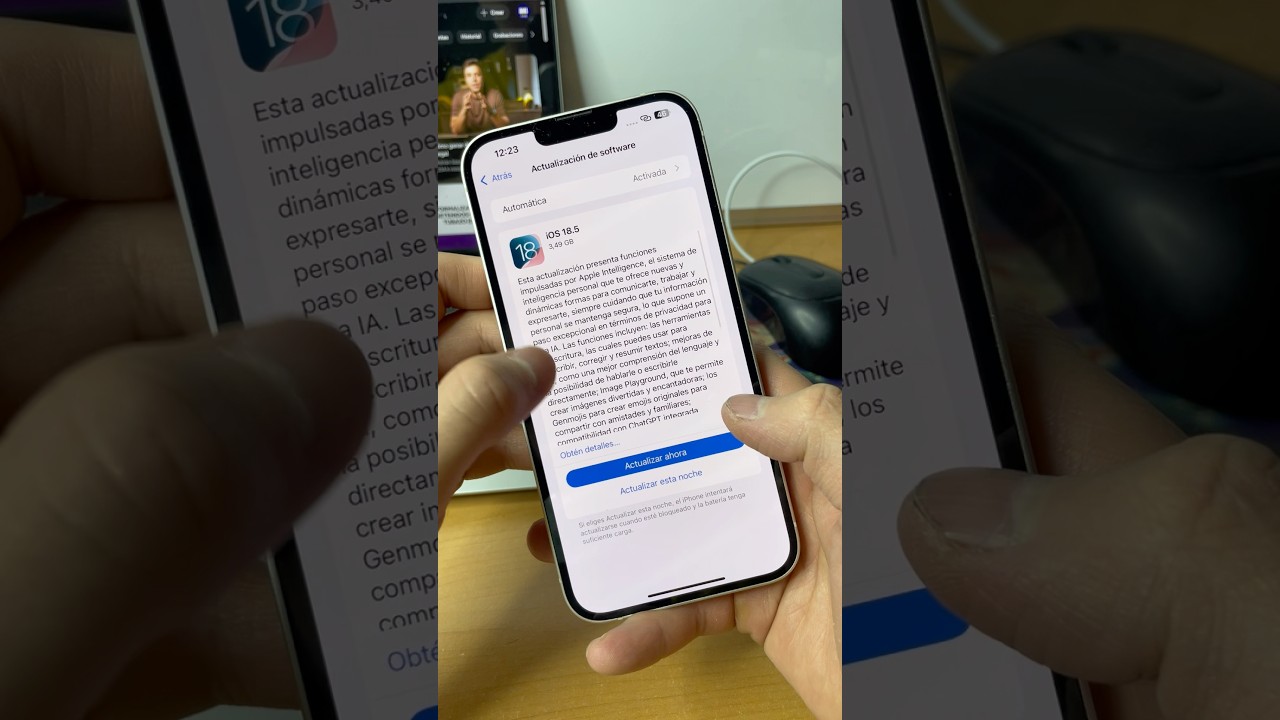 😱F&aacute;cil 💡 C&oacute;mo actualizar tu iPhone iOS #iphone #configurariphone