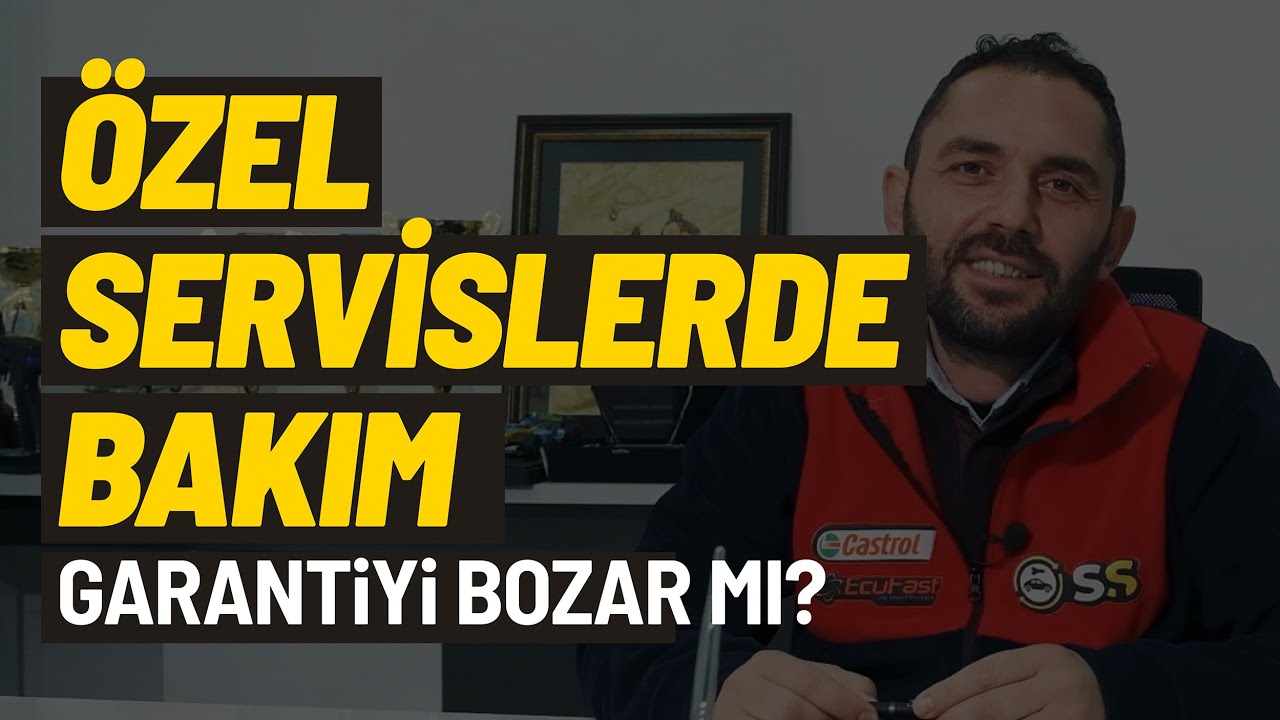 ÖZEL SERVİSLERDE BAKIM GARANTİYİ BOZAR MI? | TSE 12047 BELGESİ