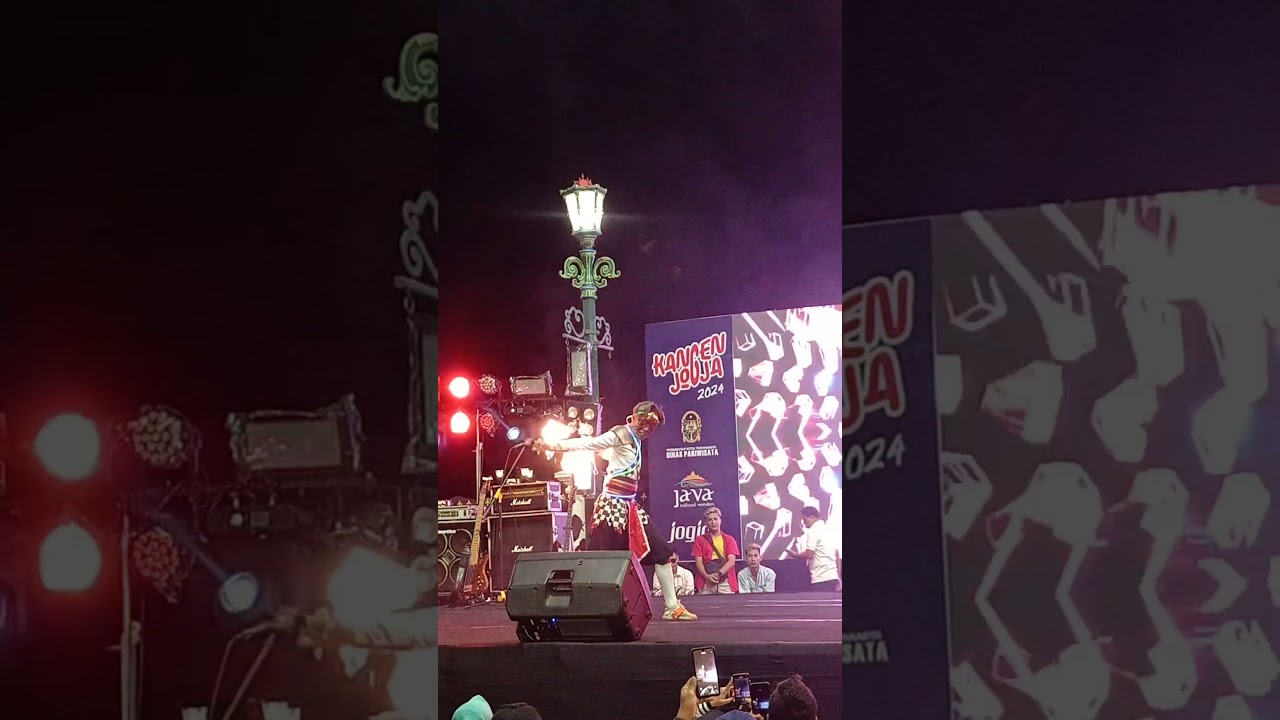 pertunjukan sembur api di malioboro jogja 