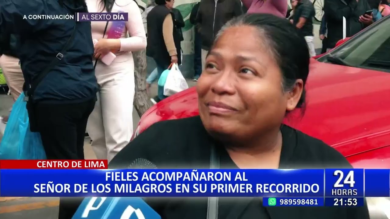 Señor de los Milagros: miles de fieles acompañan sagrada imagen en su primera procesión del año