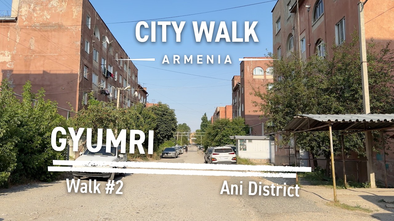 🇦🇲 Gyumri Day City Walk #2 &mdash; 58-th (Ani) District | 4k | Natural Sound