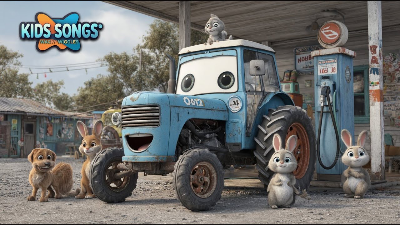 Traakie, Tractor | Fast Country Tractor Song for Kids 🚜🎶 | Wacky Wiggles