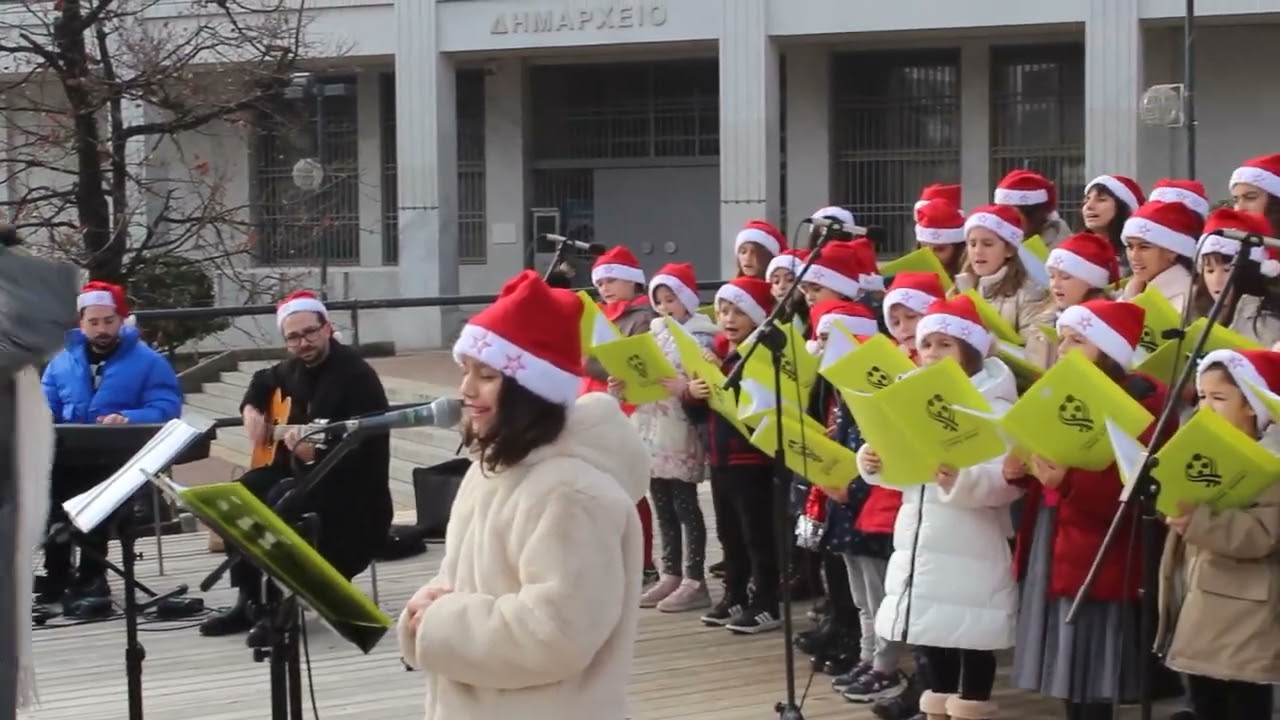 22-12-24 Συναυλία στην Πλατεία Δημοκρατίας, Ξάνθη - Χορωδία Κοινωνικού Κέντρου 