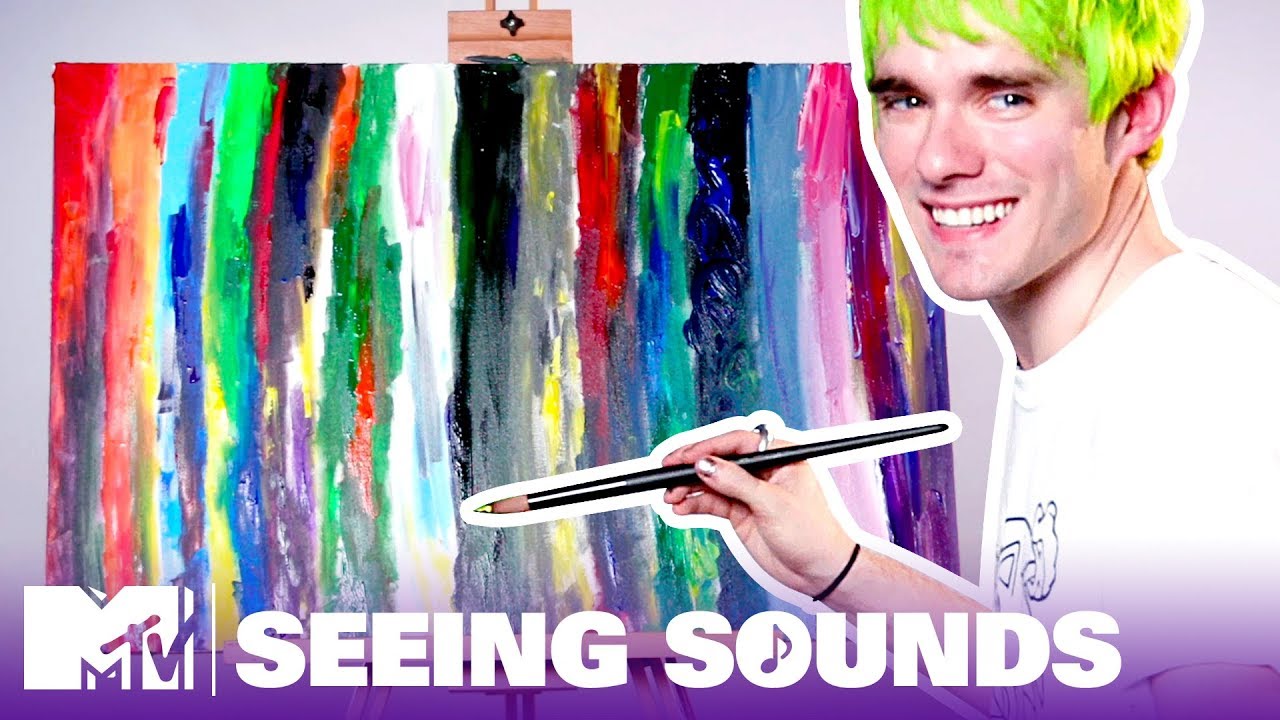 Waterparks' Awsten Can 'See' Music, So We Had Him Paint His Songs 🎨 Seeing Sounds | MTV