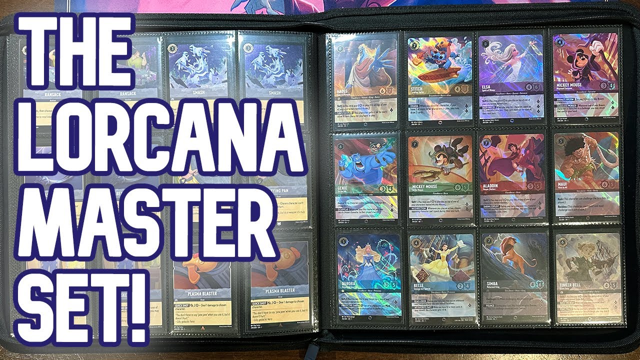 Disney Lorcana COMPLETE MASTER SET! 420 Cards + Promos! All Enchanted Rares!