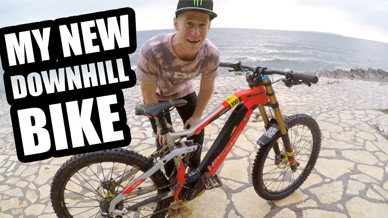 MY NEW DOWNHILL BIKE IS INSANE!