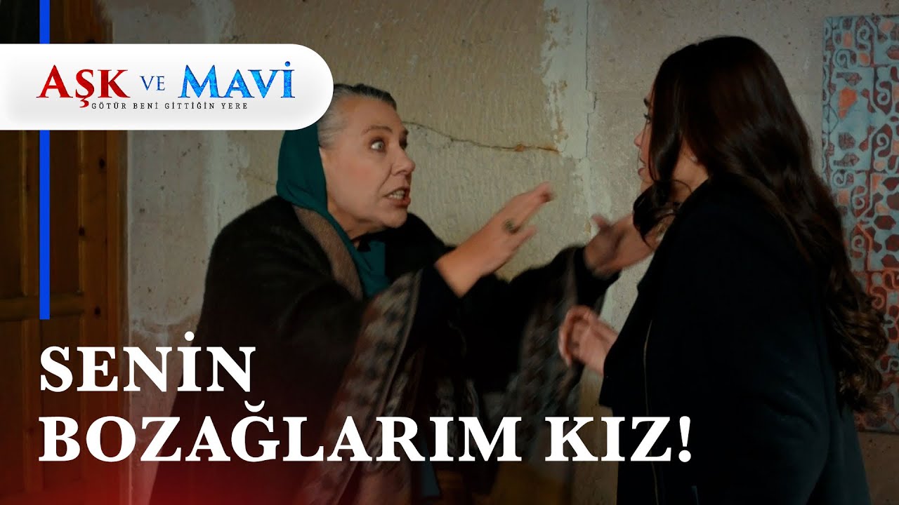 Refika Gülizar'ın gerçek yüzünü görünce SALDIRDI! - Aşk ve Mavi 9. Bölüm