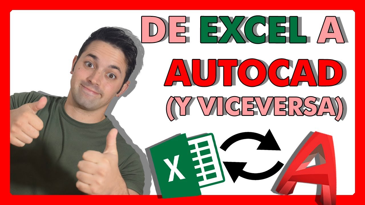 🔴 Cómo INSERTAR TABLA de EXCEL en AUTOCAD y crear un vínculo ✅ (+ EXPORTAR DE AUTOCAD A EXCEL)