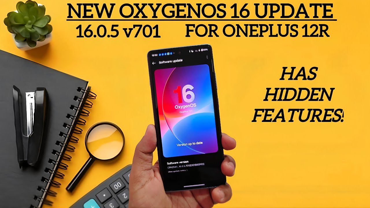 New OxygenOS 16 update for oneplus 12R has hidden features