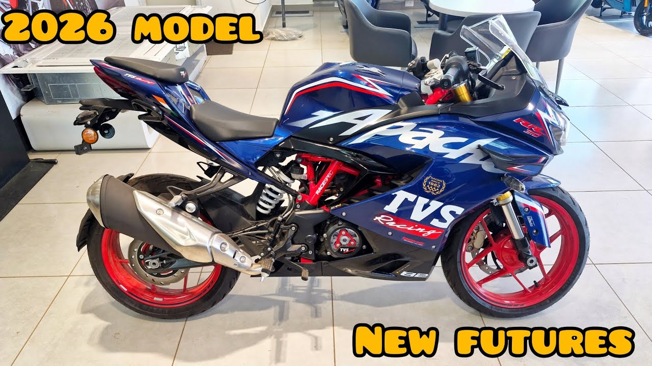 TVS rr310 2026 model new futures and updates better than BMW g310rr