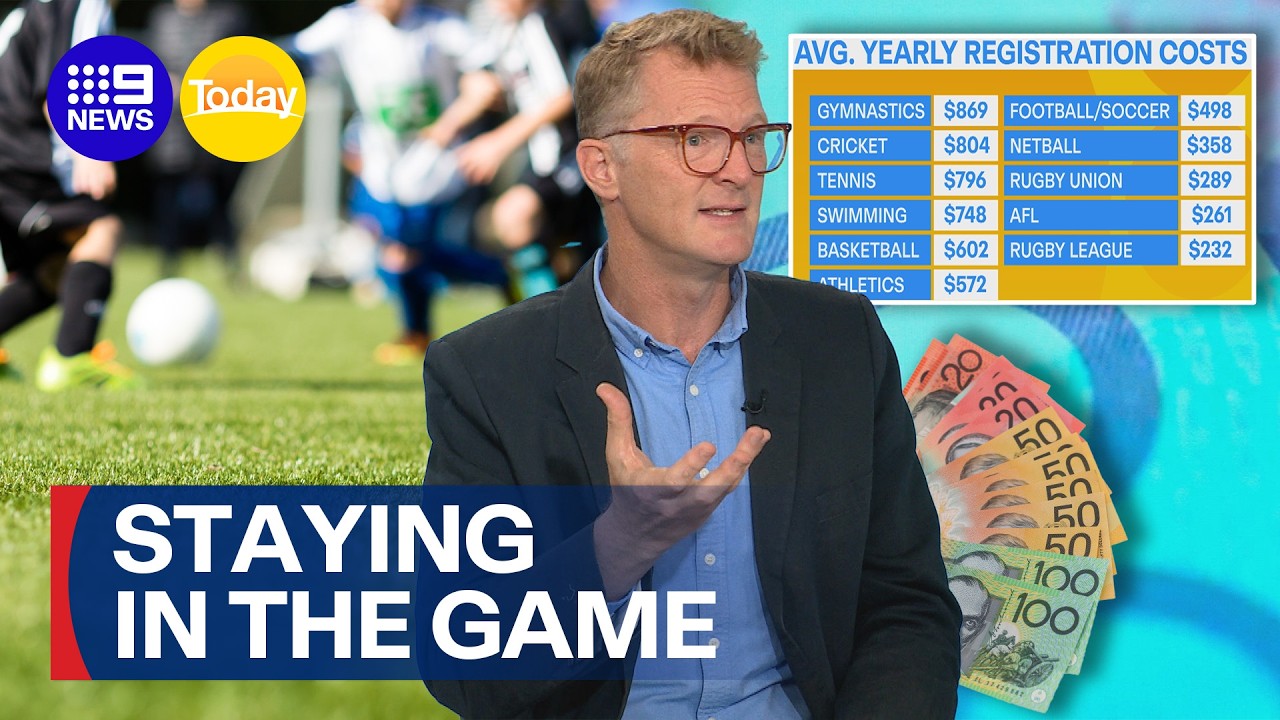 Surprising costs behind kids sports | 9 News Australia