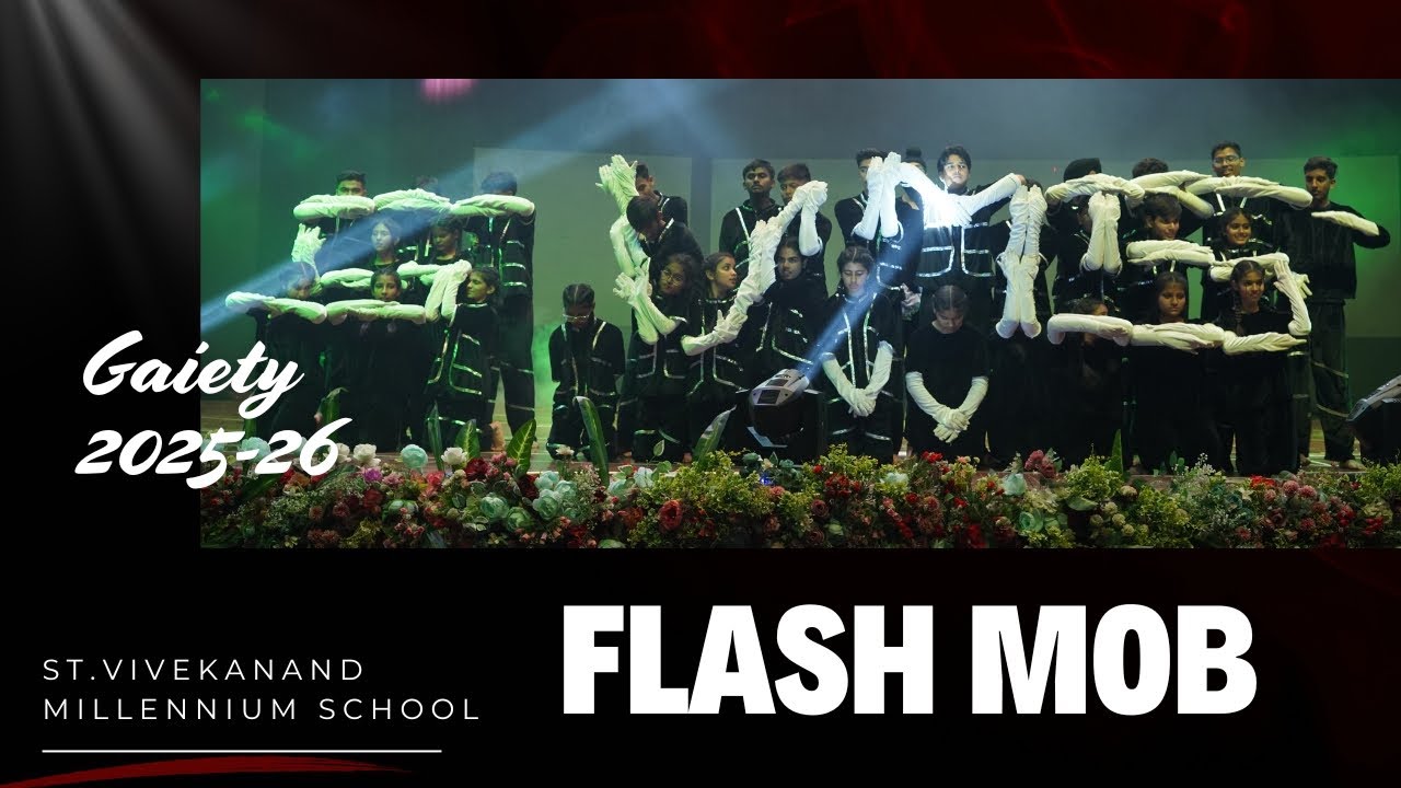 Surprise, Energy & Fun | Flash Mob Performance | Gaiety 2025–26 | SVMS