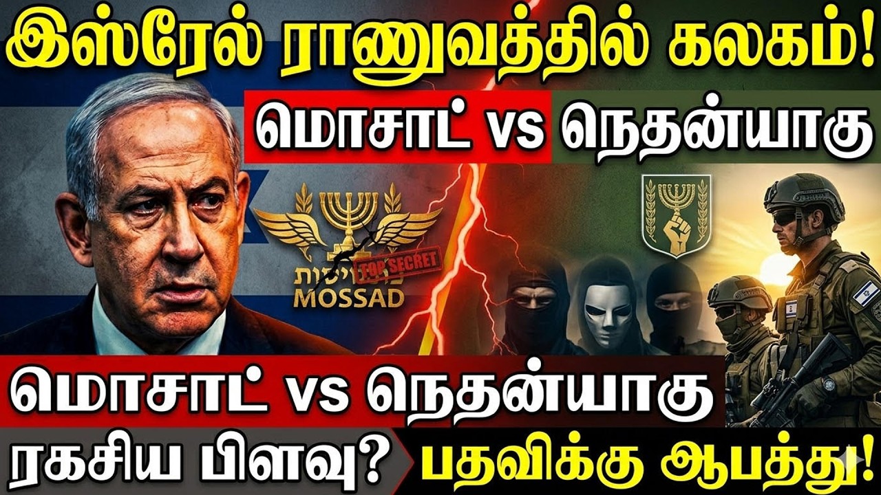 🔴 மொசாட் அதிகாரிகளின் ரகசிய கலகம்!இஸ்ரேல் ராணுவத்திற்குள் பிளவு?#MossadRevolt  #NetanyahuCrisis