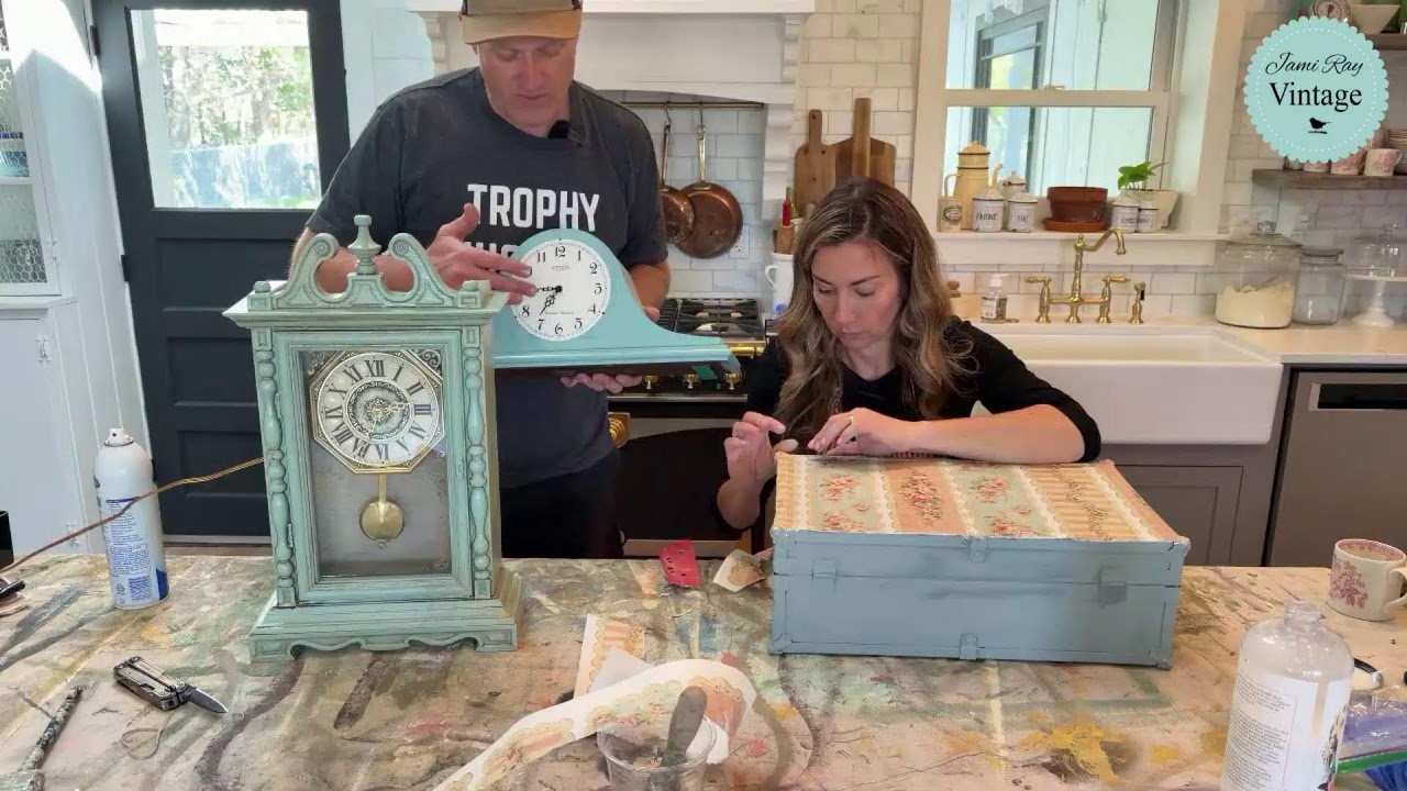 Repairing and Painting Thrifted Home Decor From Goodwill
