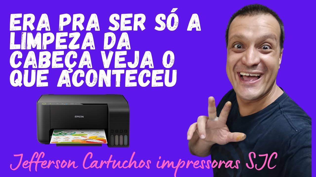 Epson L3150: Era Só Limpeza do Cabeçote… Depois Disso Ela Não Puxa Papel
