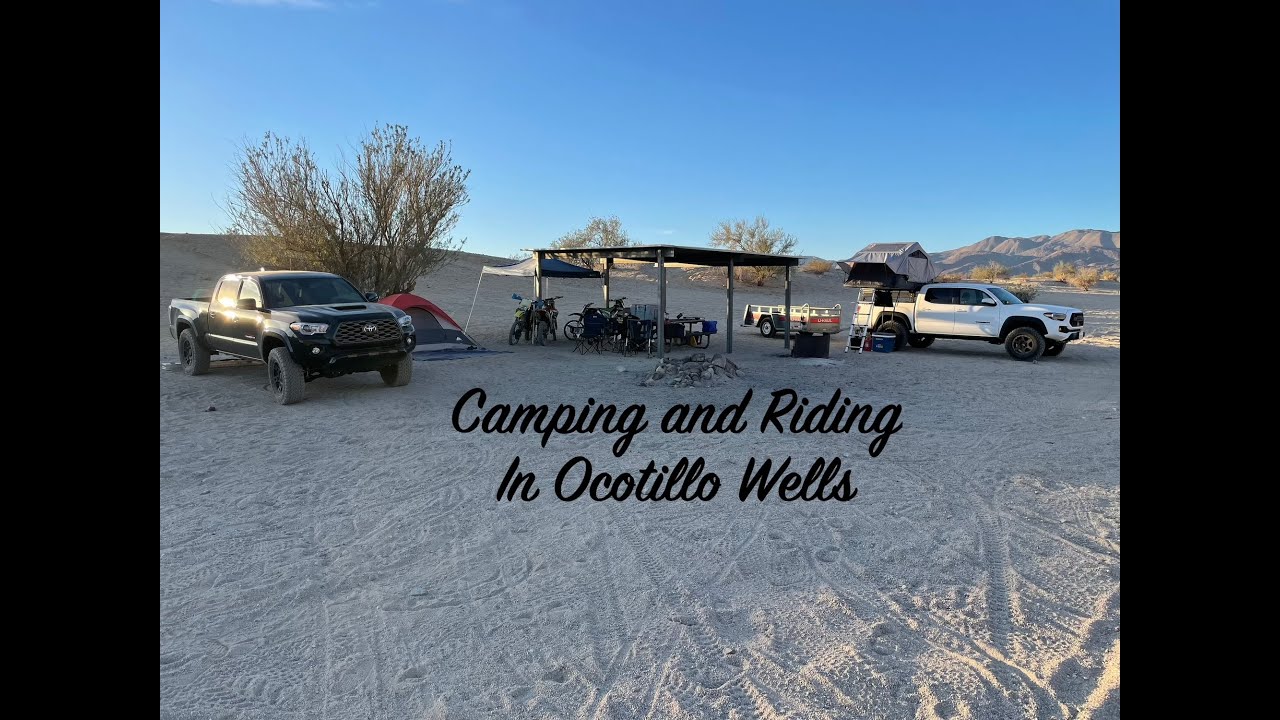Camping and Riding at Ocotillo Wells