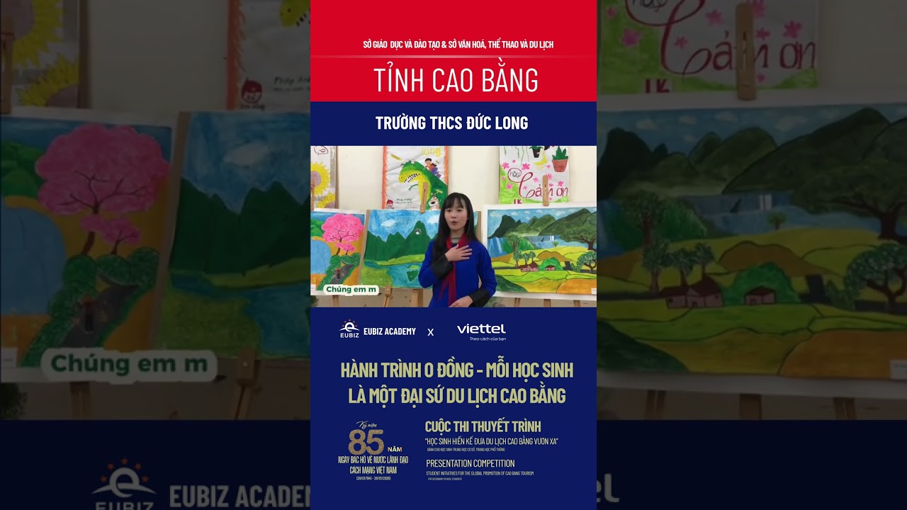 Hành trình 0 đồng - Mỗi học sinh là một đại sứ du lịch Cao Bằng