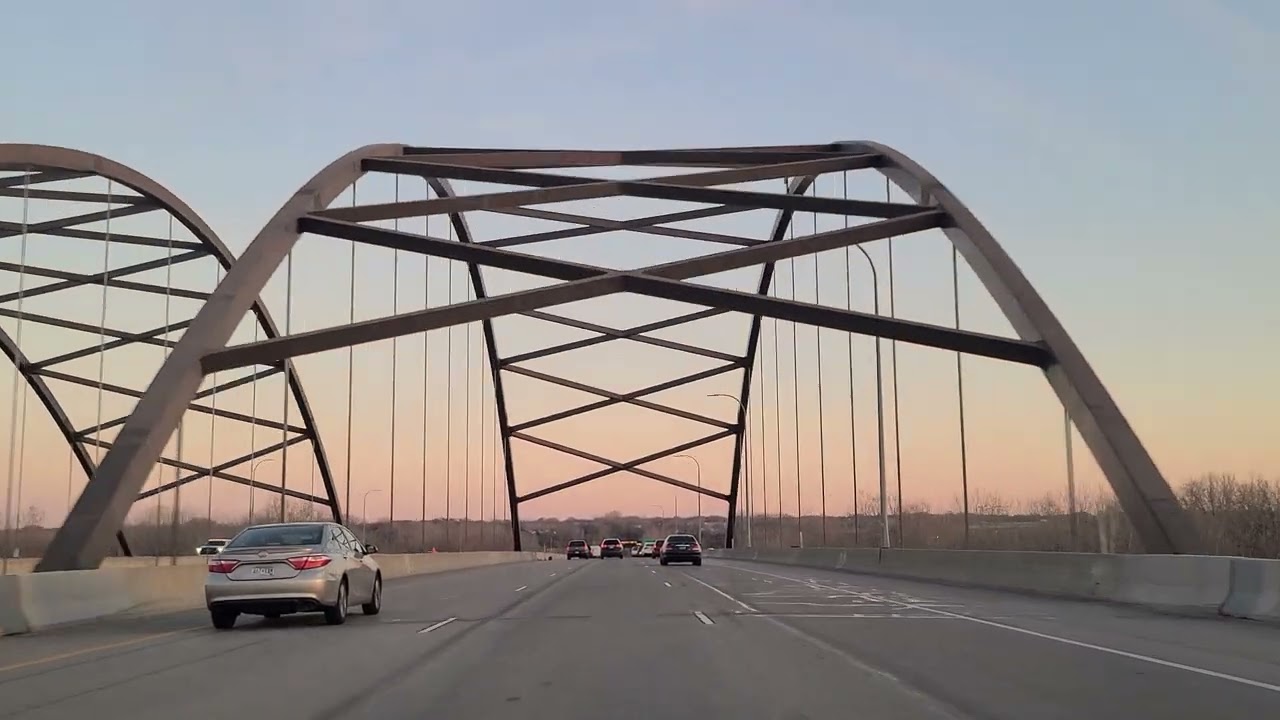 Leaving the Mall of America and driving all over the spiral roads of Minneapolis