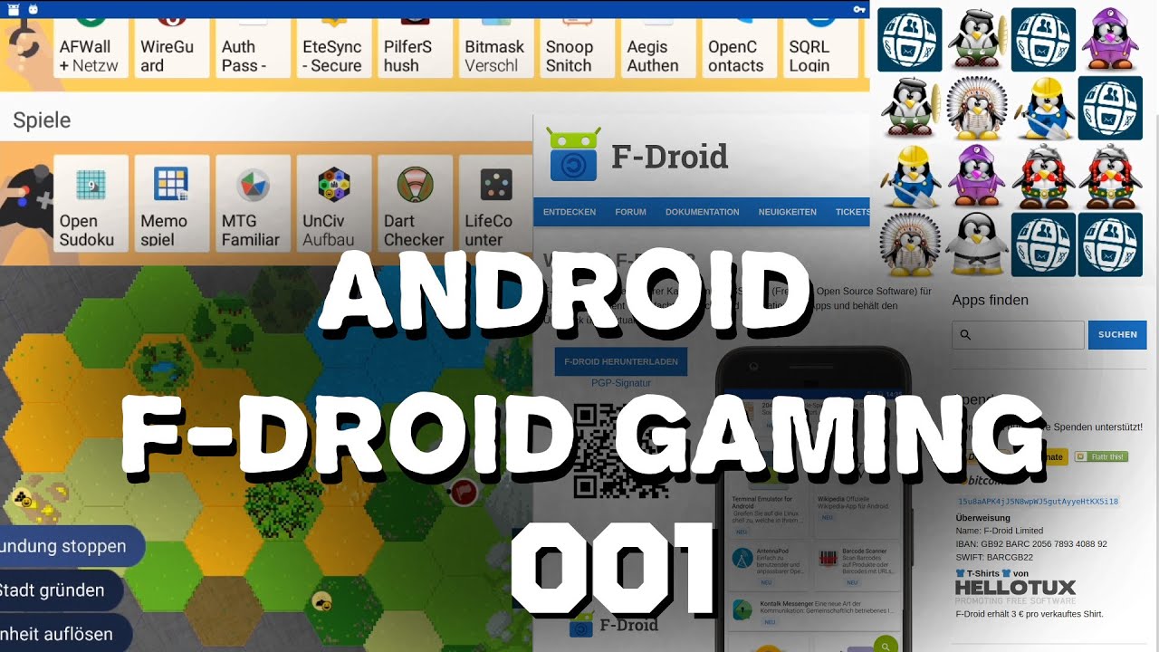 Android F-Droid Gaming (001) - Spiele aus dem F-Droid Appstore kurz vorgestellt