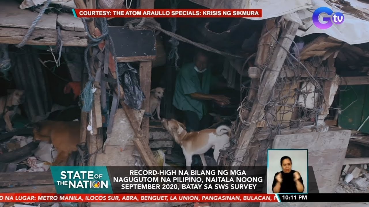 Record-high na bilang ng mga nagugutom na Pilipino, naitala noong September... | SONA