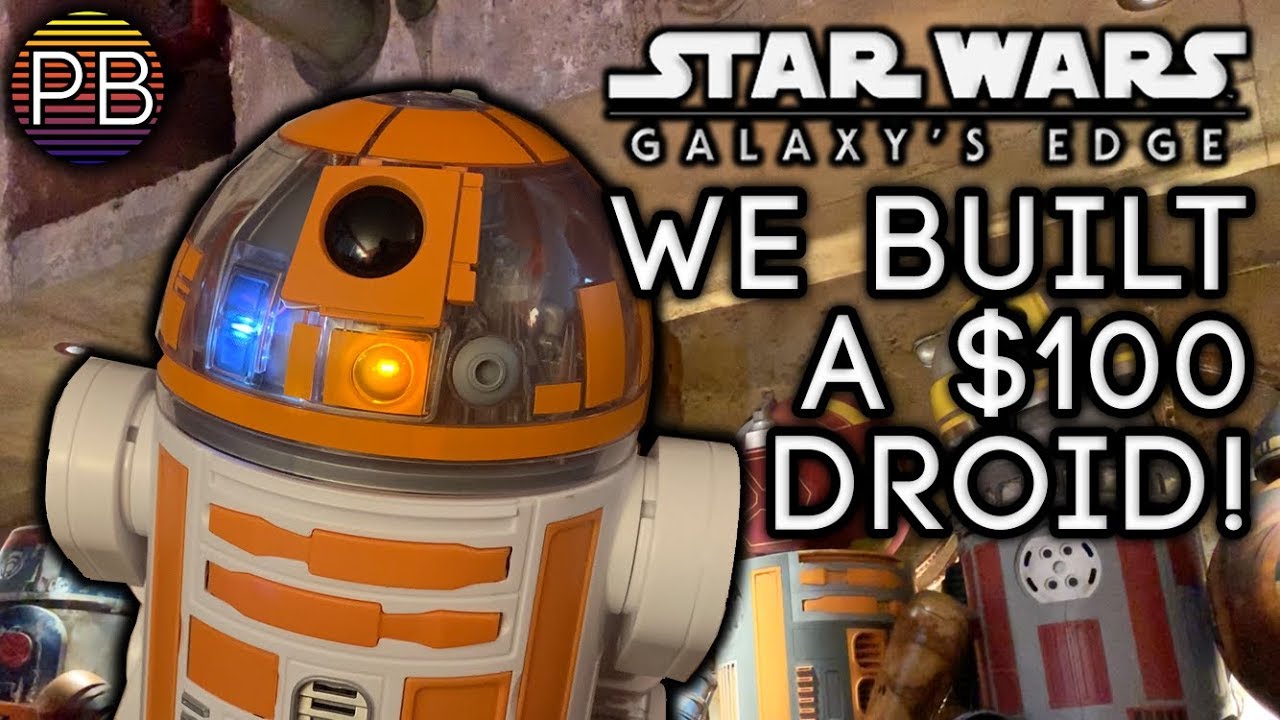 We Built Our Own $100 Droid at Star Wars: Galaxy's Edge | Disneyland Shop Experience