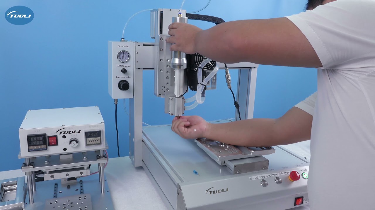 Automatic AB Glue dispensing machine and Bezel Glue Dispensing Machine