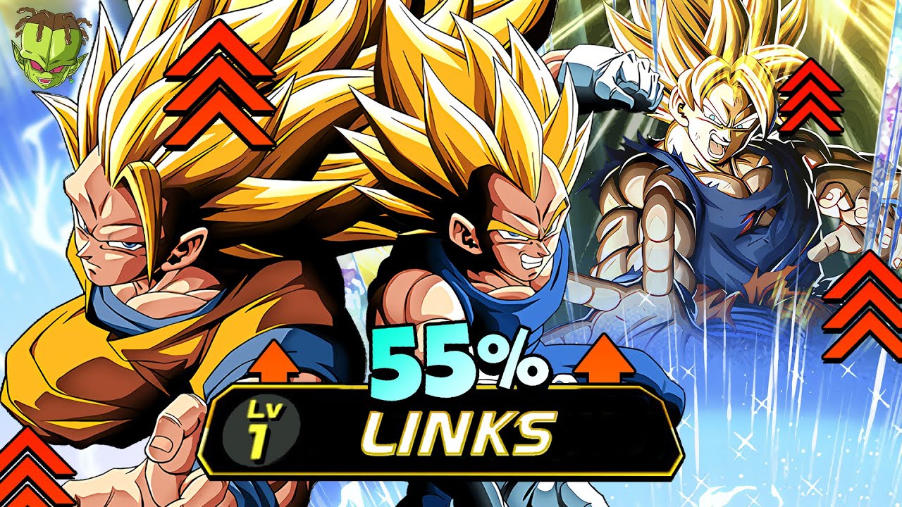 El MEJOR PERSONAJE del JUEGO!? SSJ3 GOKU & SSJ2 VEGETA LR 55% SHOWCASE | Dokkan Battle