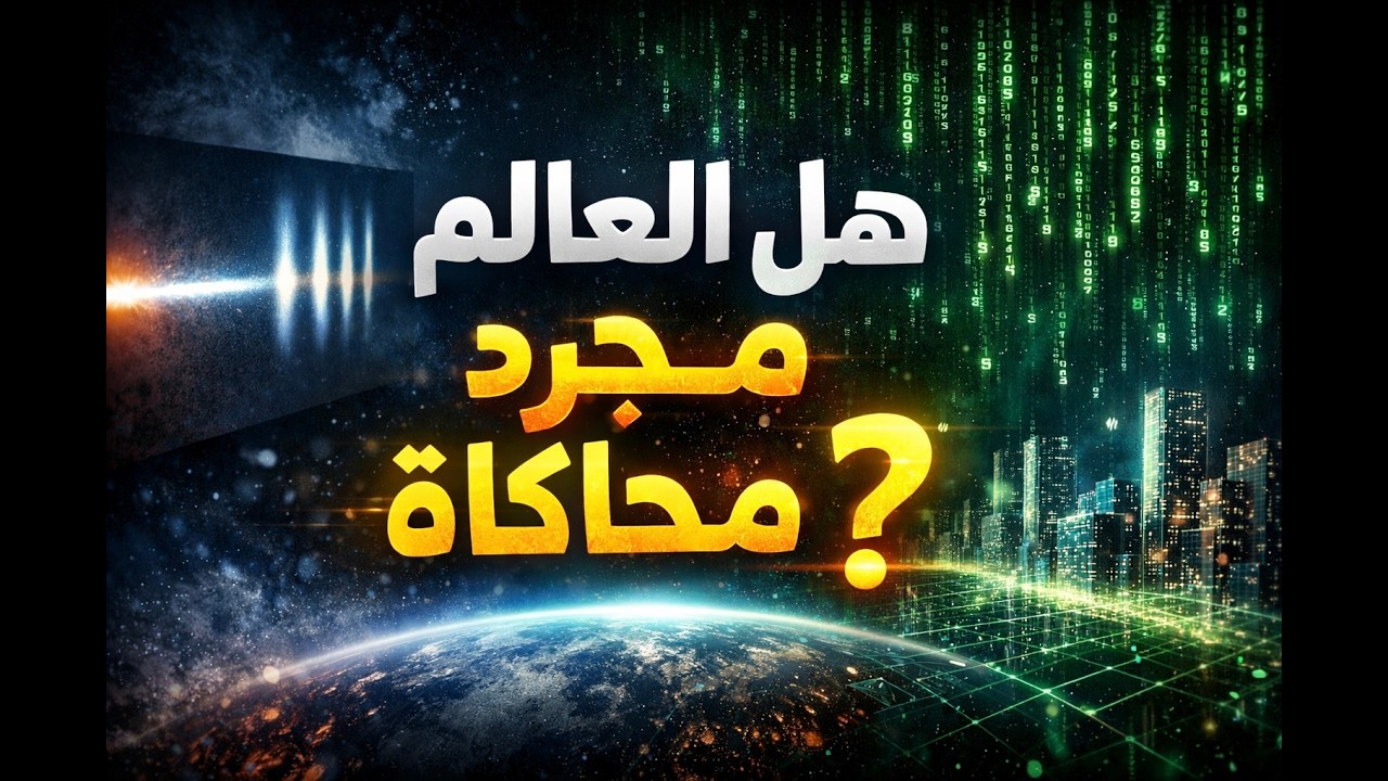 هل نعيش في محاكاة؟ تجربة علمية قلبت مفهوم الواقع! 😳⚛️  #تجربة_الشق_المزدوج