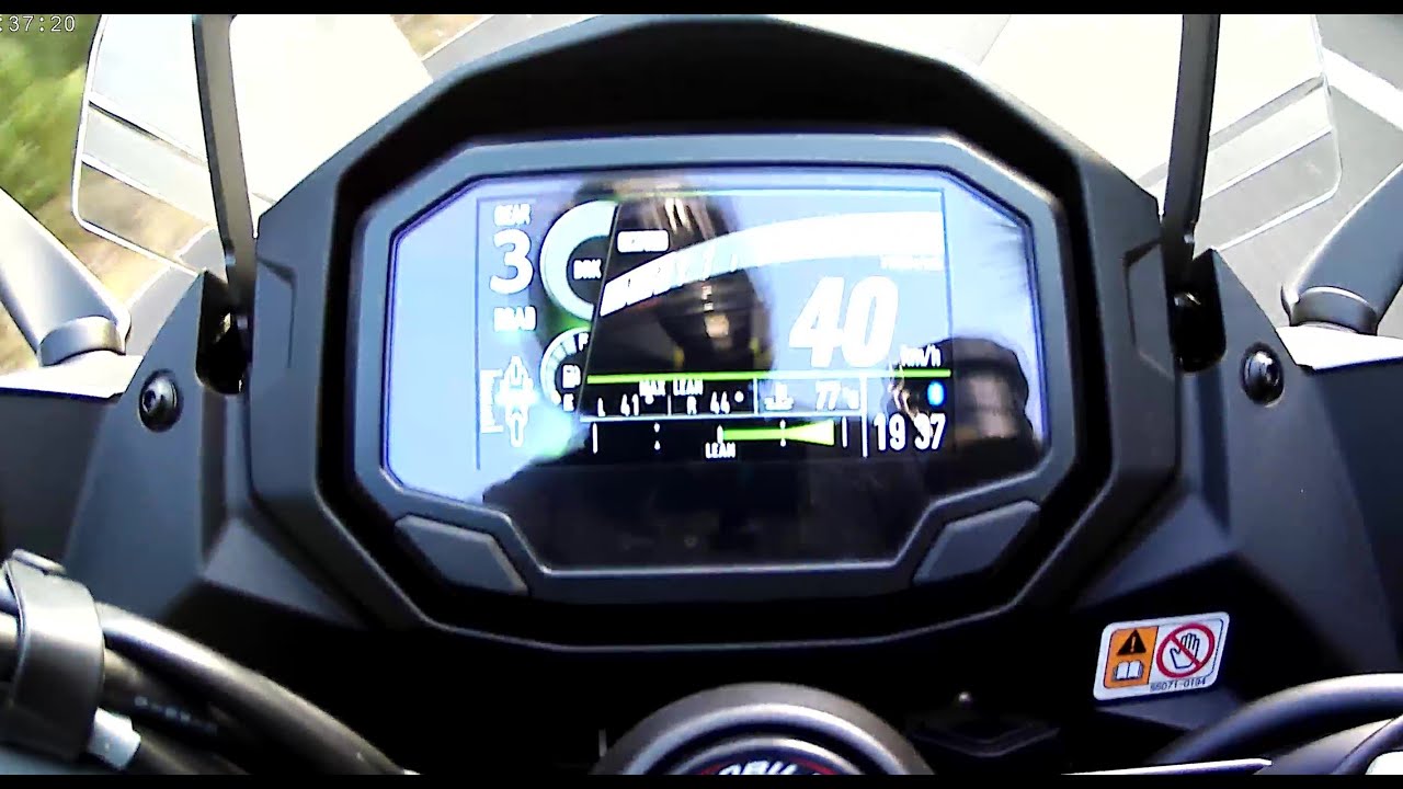 Ninja 1000 SX Lean Angle